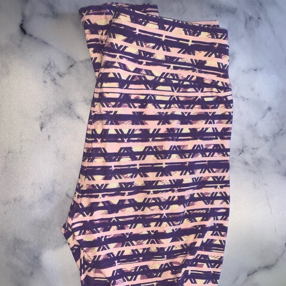 Os Lularoe Leggings Like New - Picture 1 of 5